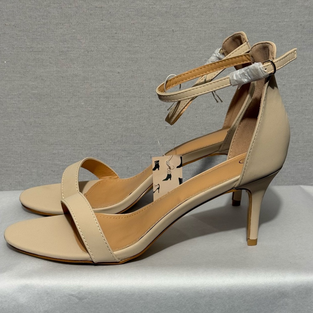 New Ankle Strap Sandal Heels - size 11